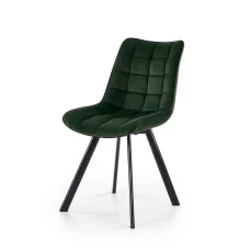 CHAIR K 332, DARK GREEN / BLACK